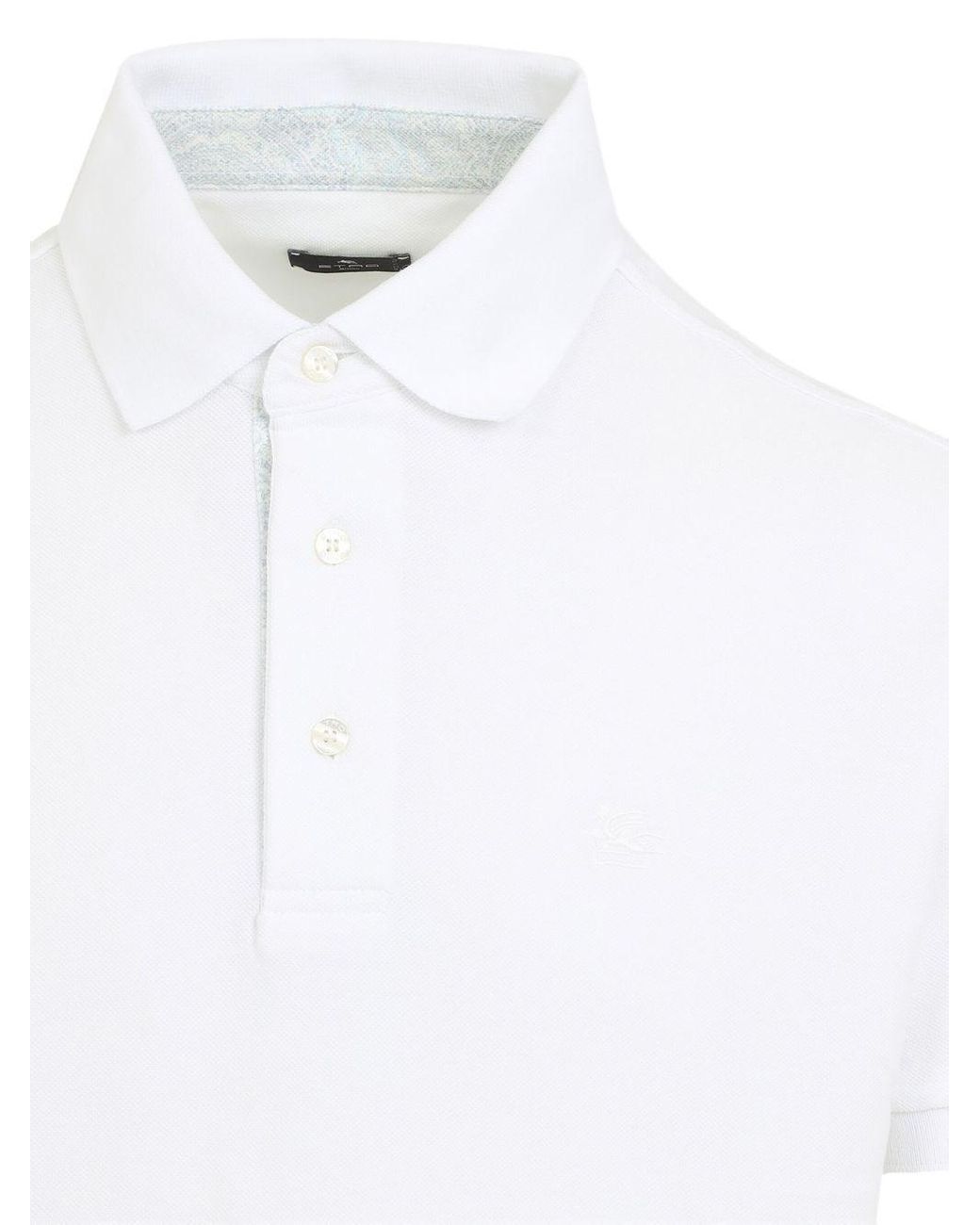 Polo Shirt di Etro in White da Uomo