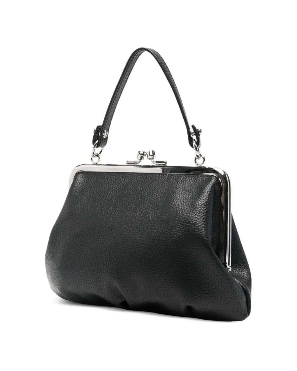 Vivienne Westwood Black Polyurethane Shoulder Bag