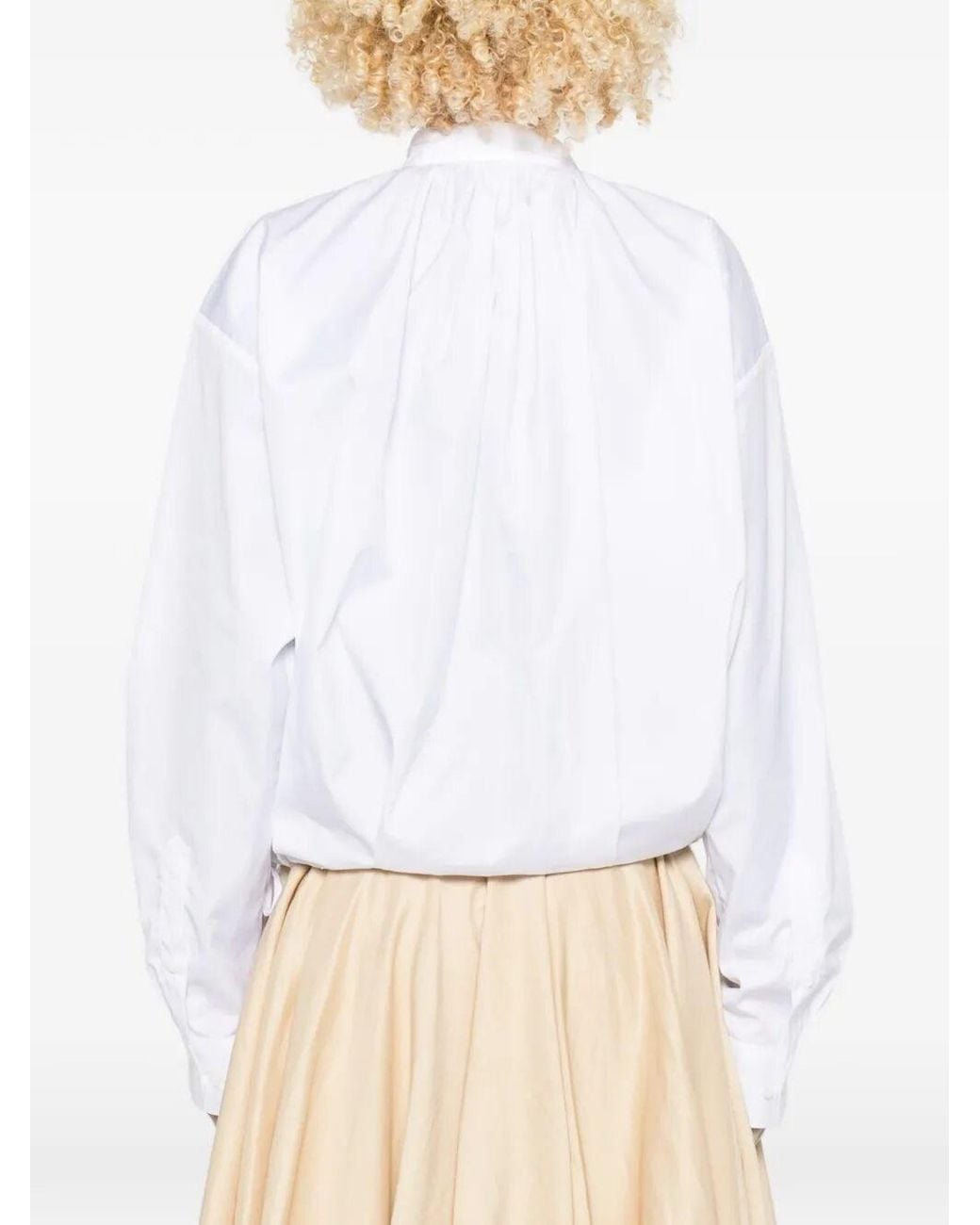 Dries Van Noten White Cenver Cotton Shirt