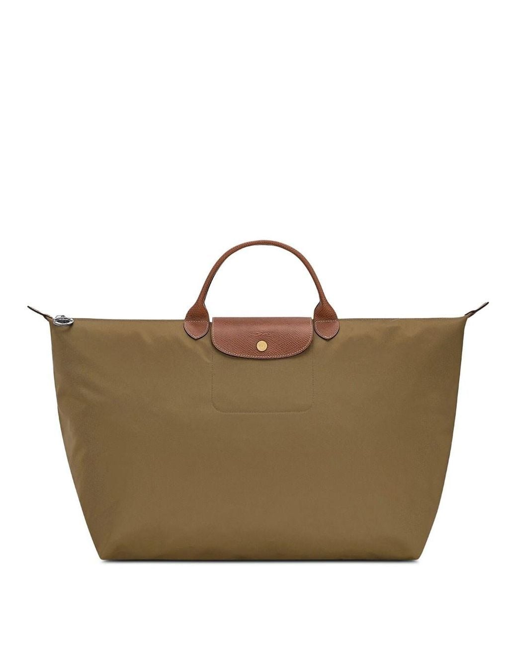 Longchamp Brown L Le Pliage Original Travel Bag