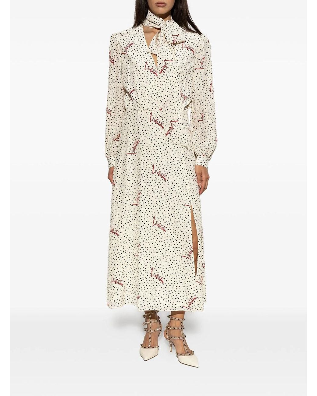 Valentino Garavani Natural Midi Dress
