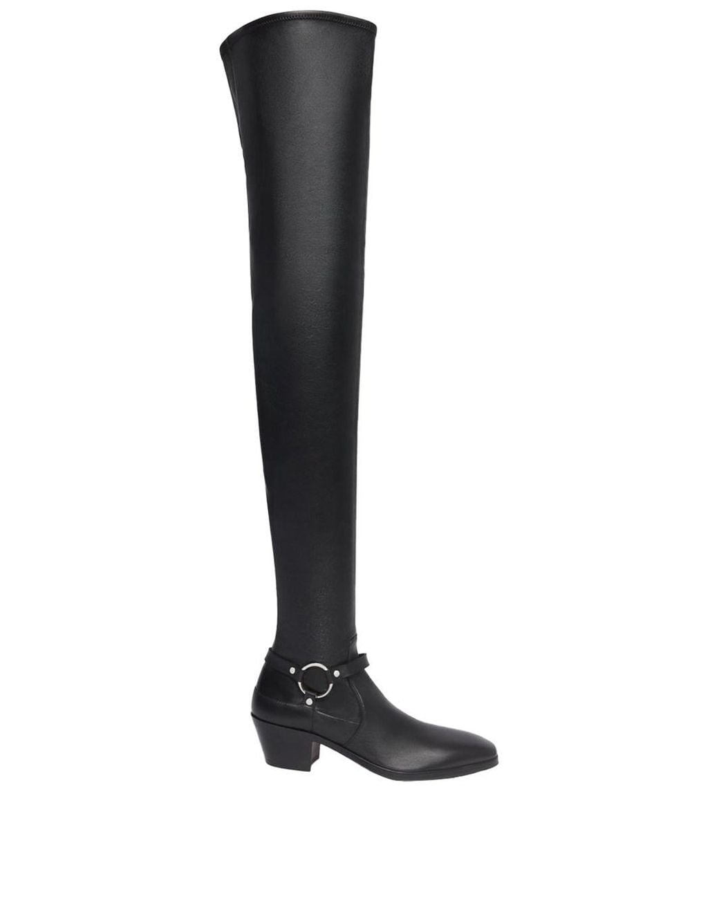 Tom Ford Black Stivali Sopra Il Ginocchio "Clint"