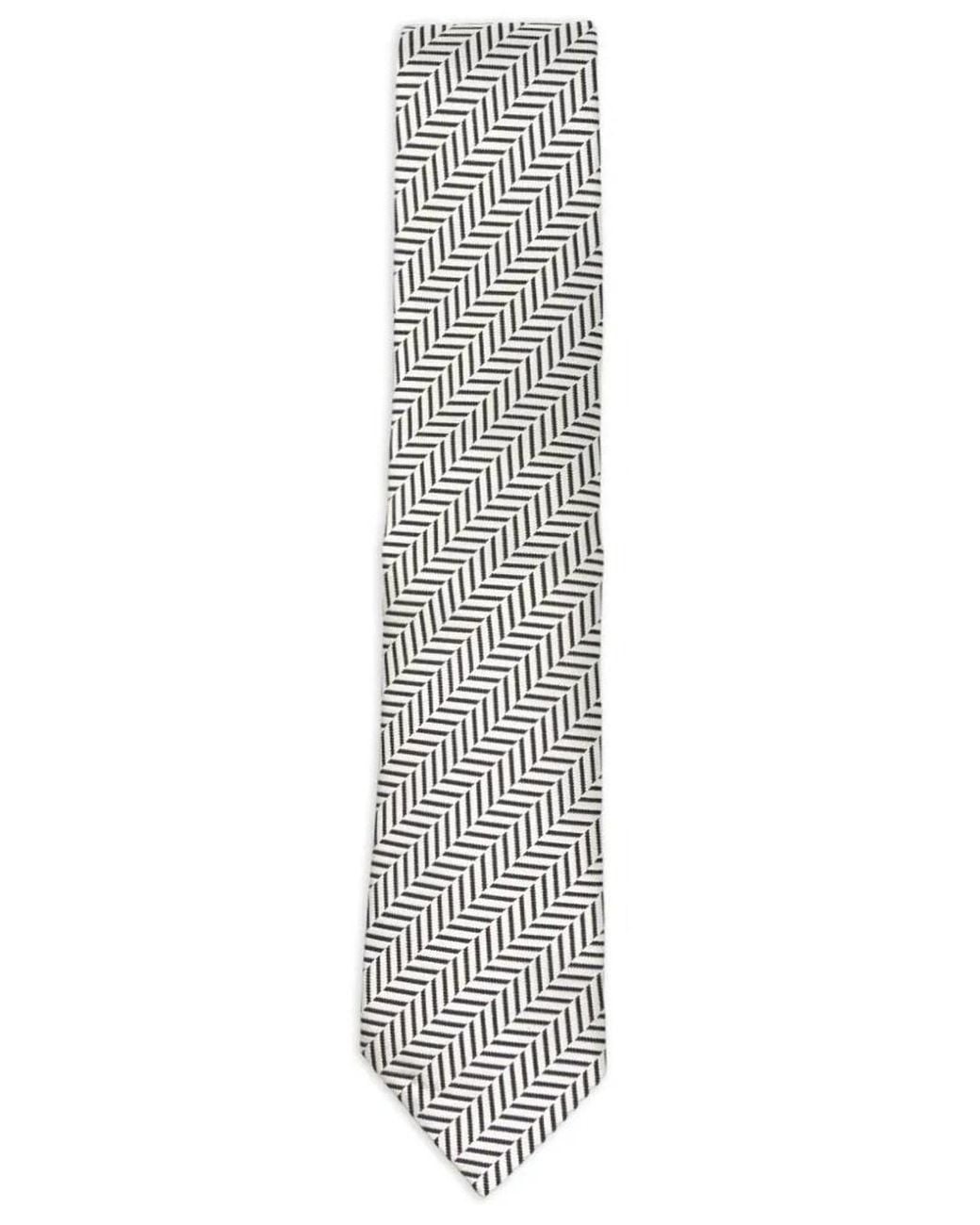 Tom Ford White Silk Tie for men