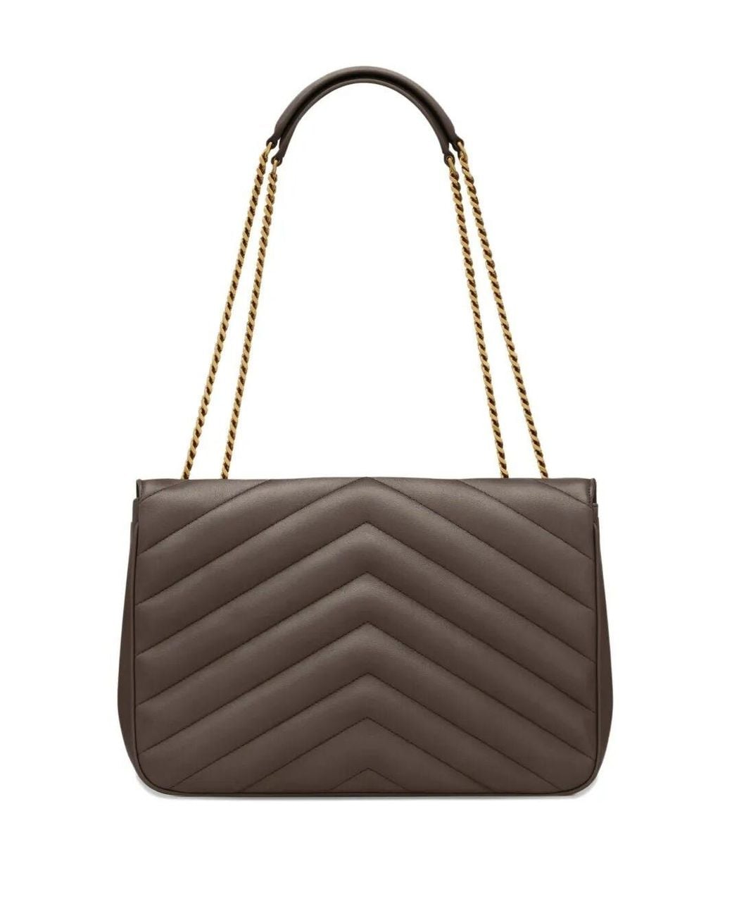 Saint Laurent Brown New Loulou Large
