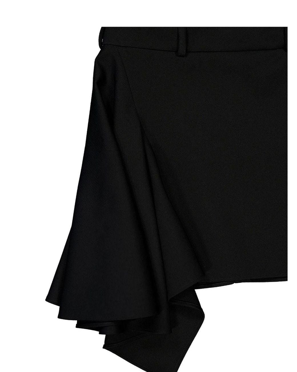 Givenchy Black Minigonna Con Spacco