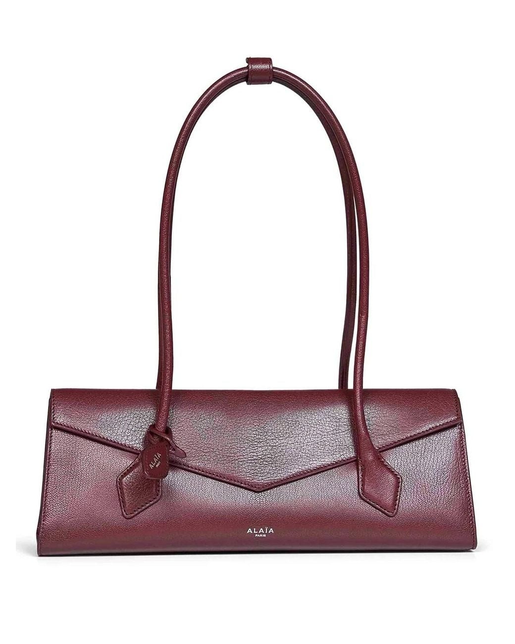 Alaïa Purple Large Le Teckel Flap Bag