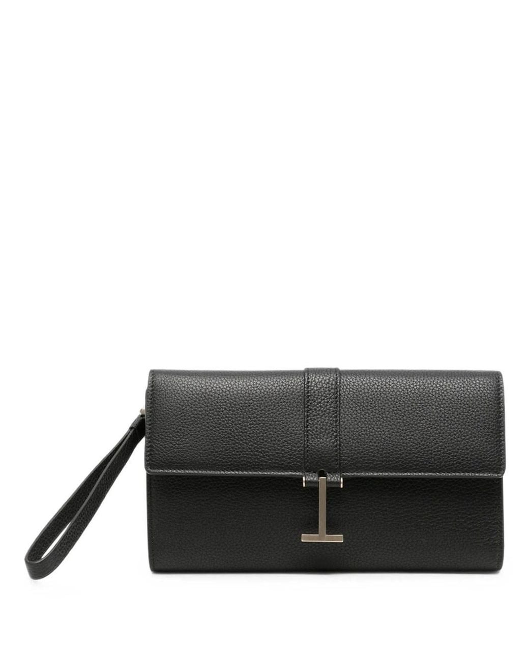 Tom Ford Black Pouch "T Clasp"