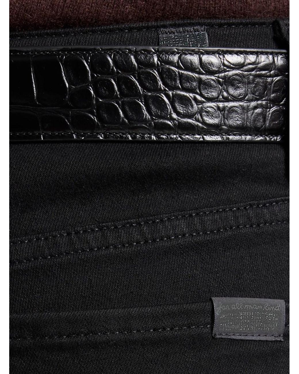 7 For All Mankind Blue Slim Stretch Jeans
