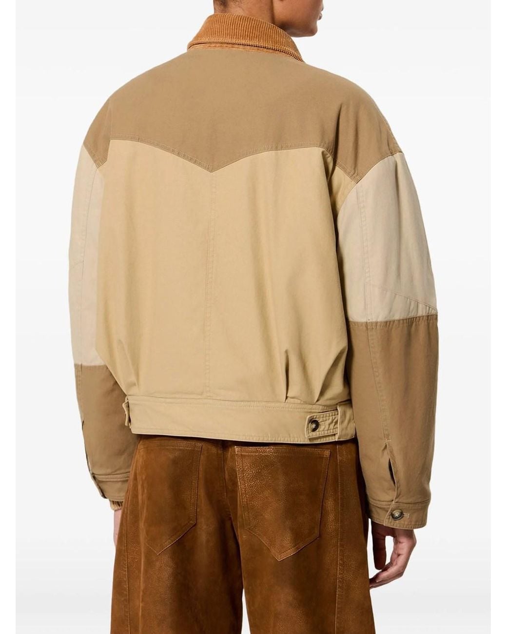 Isabel Marant Natural Risla Jacket In Beige Cotton