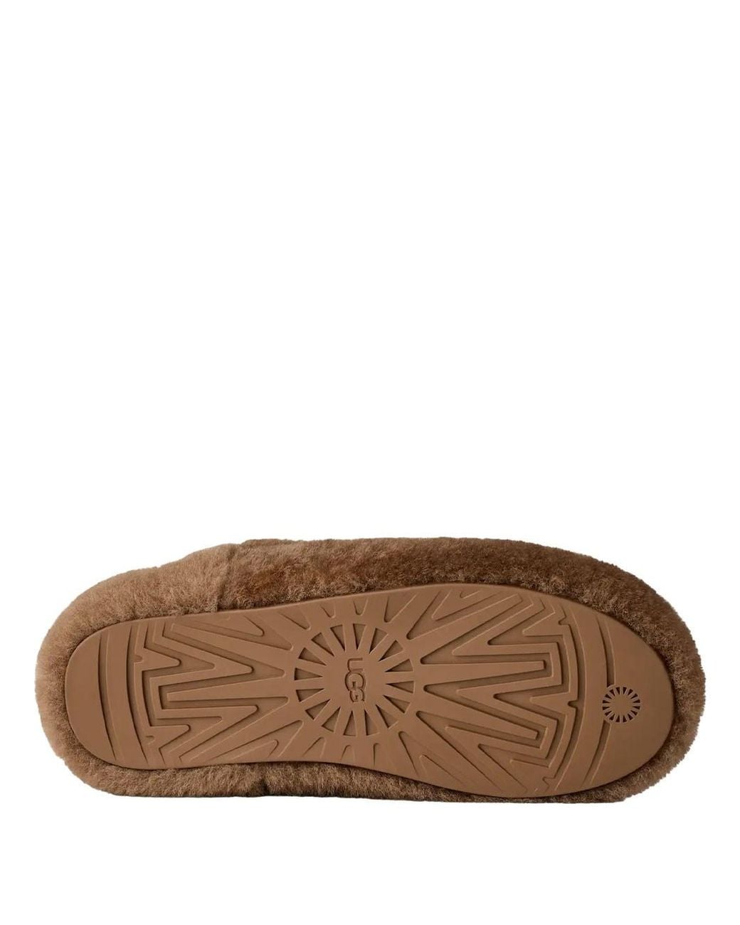Ugg Brown Slip On Elea Fluffed