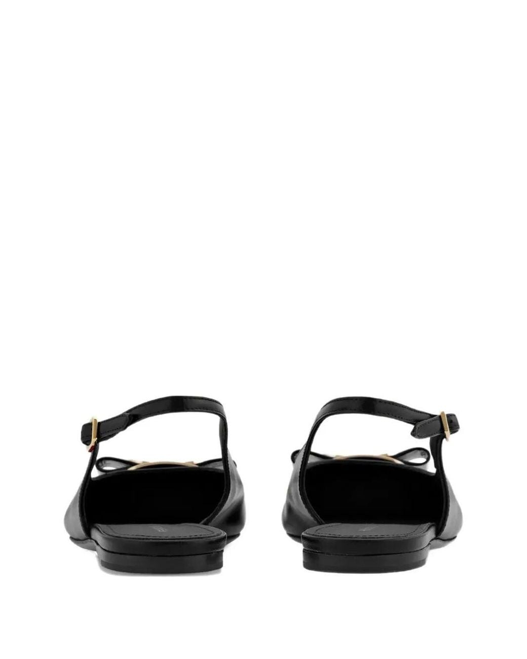 Ferragamo White Zelmy Leather Flat Slingback