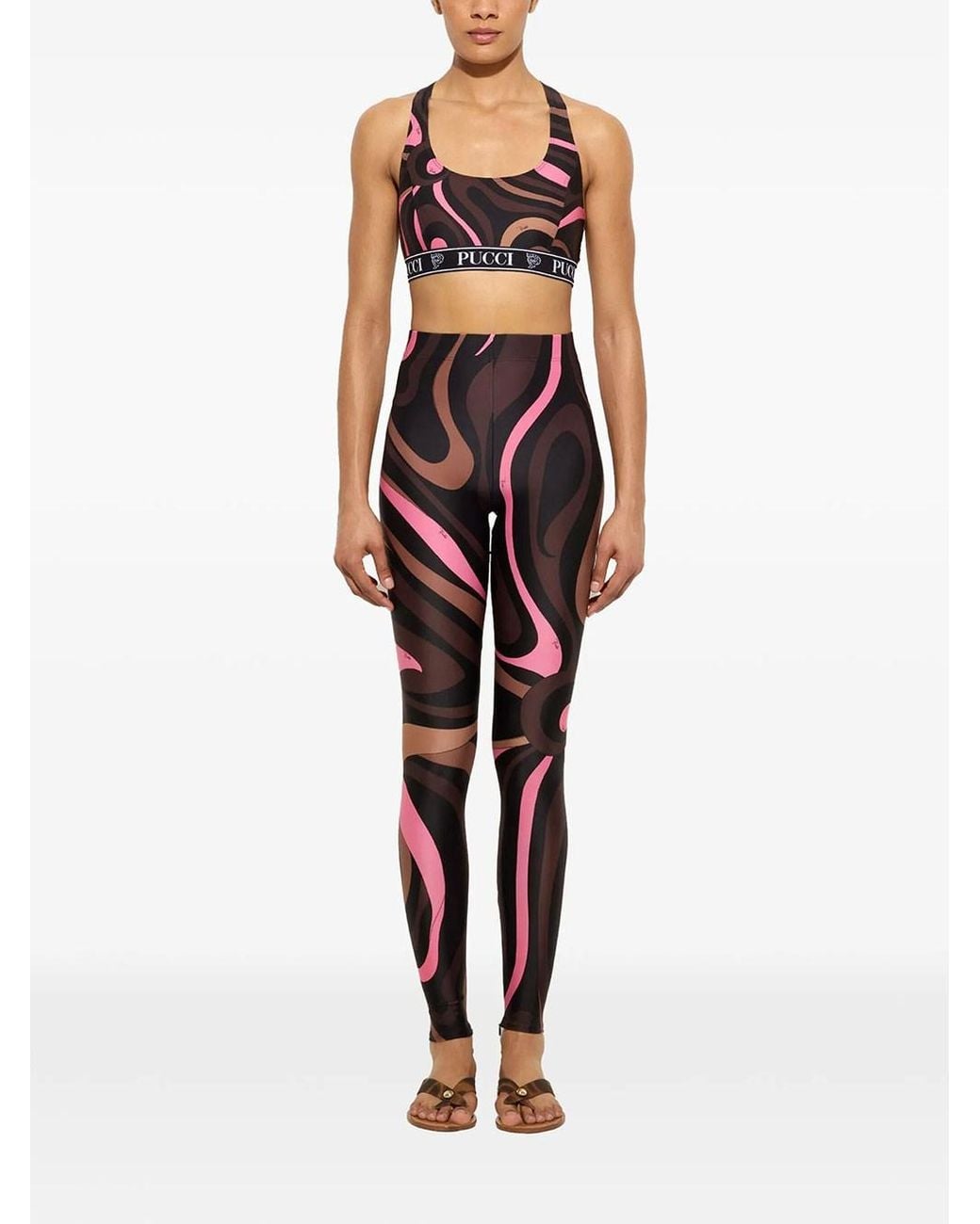 Emilio Pucci Black Sports Top