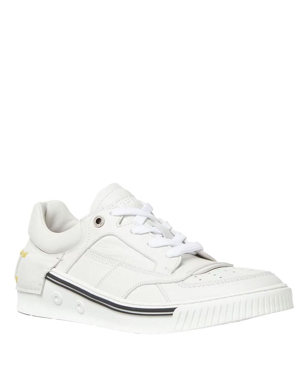 Fendi White Fender Sneakers for men
