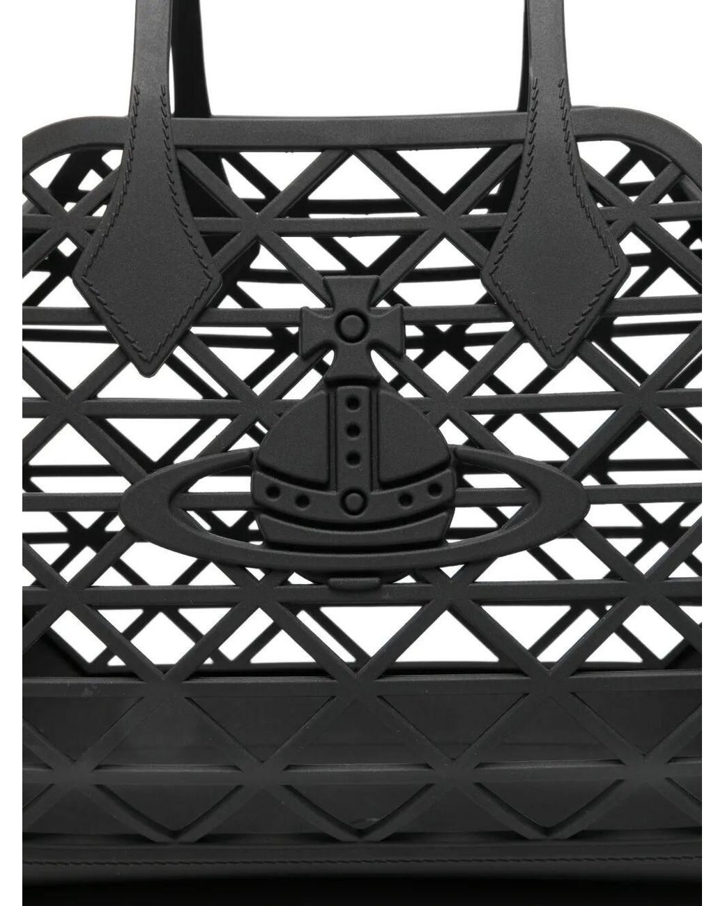 Vivienne Westwood Black Top-Handle Tote