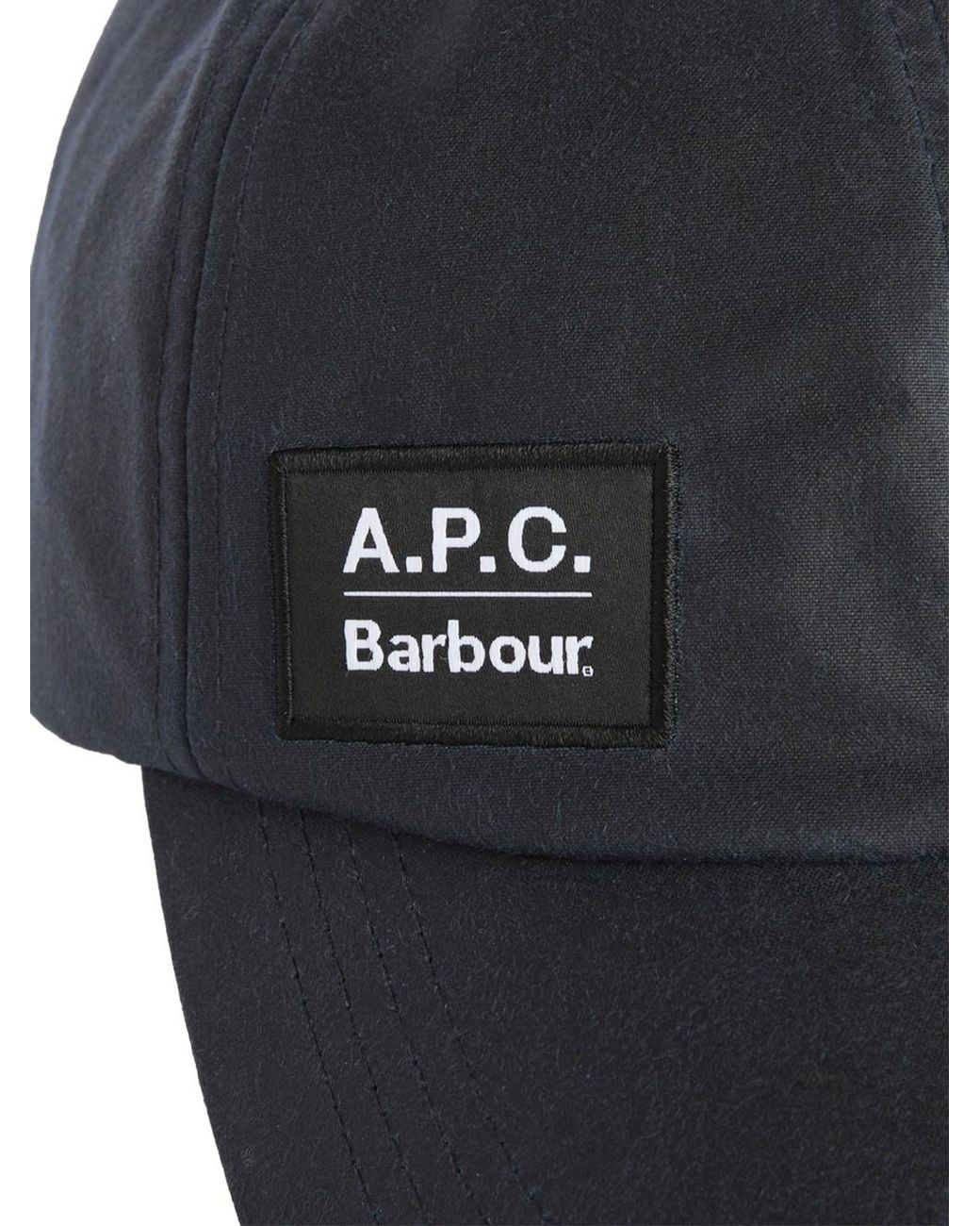 Barbour Gray X A.P.C. Waxed Cap for men