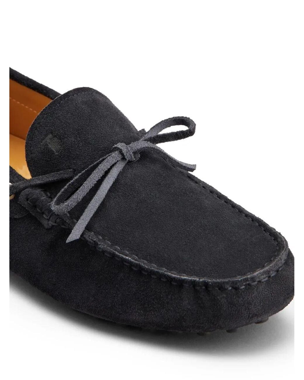 Tod's Black Suede Loafers for men