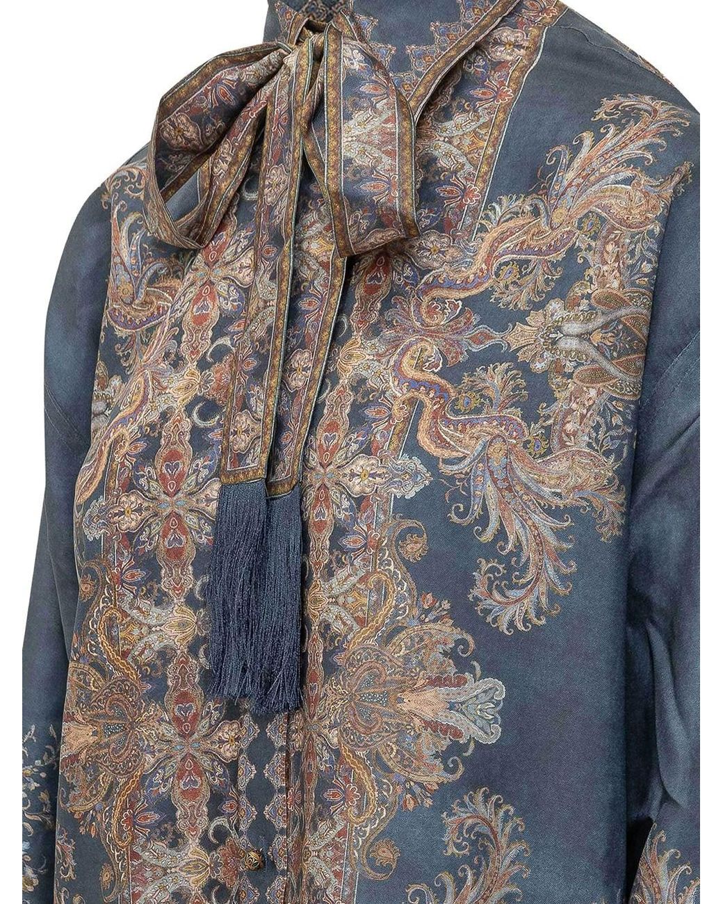 Zimmermann Blue Camicia Valiant