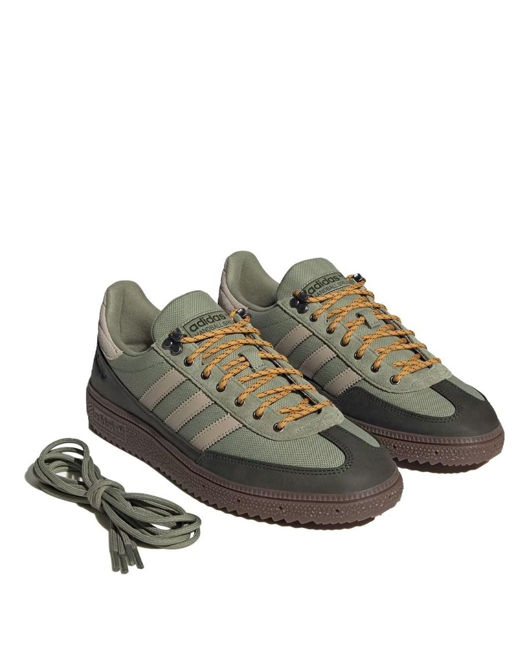 Adidas Green Handball Spezial Wtr Sneakers