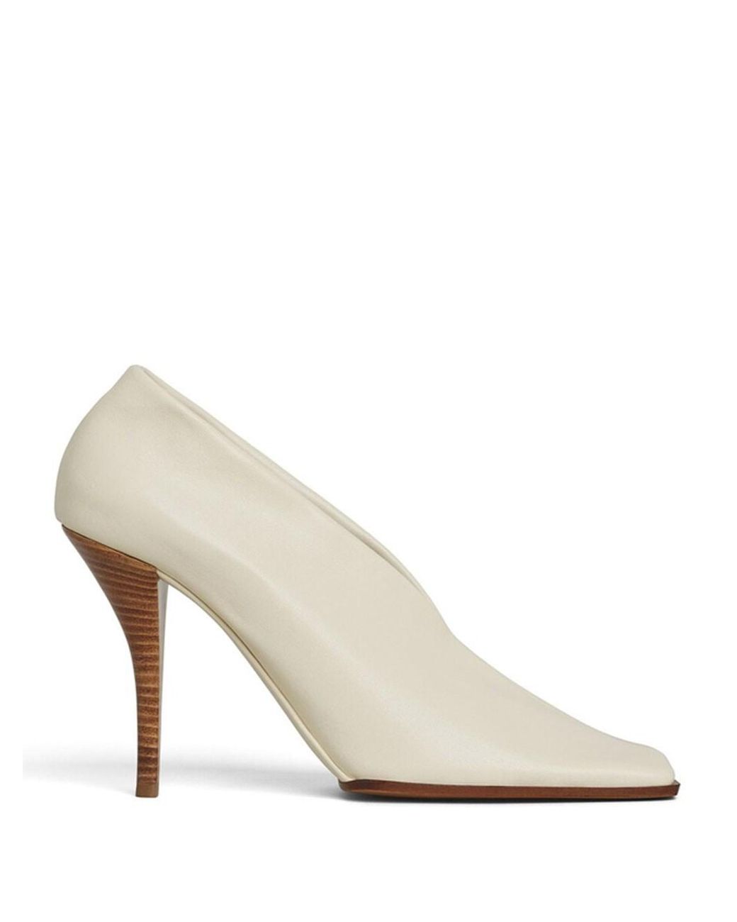 Alaïa White Soft Square Pumps