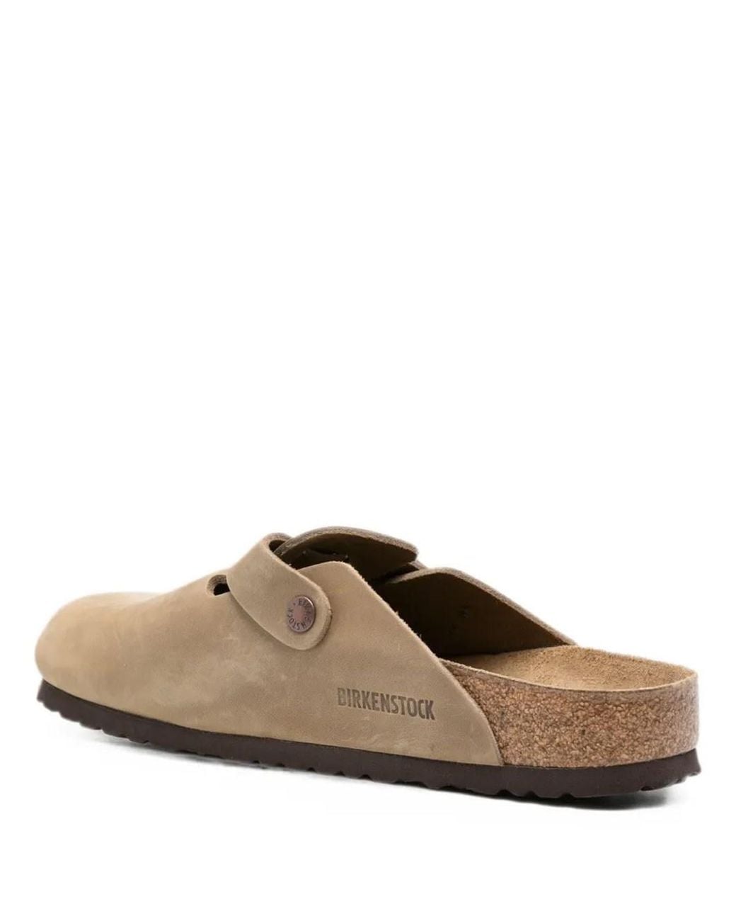 Birkenstock Brown Boston Leather Mule