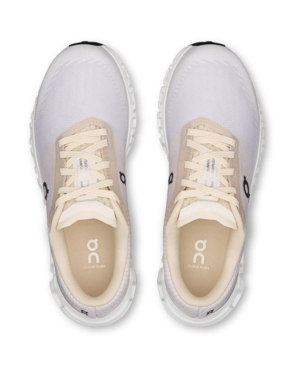 On Shoes White Cloud 6 Push Sneakers