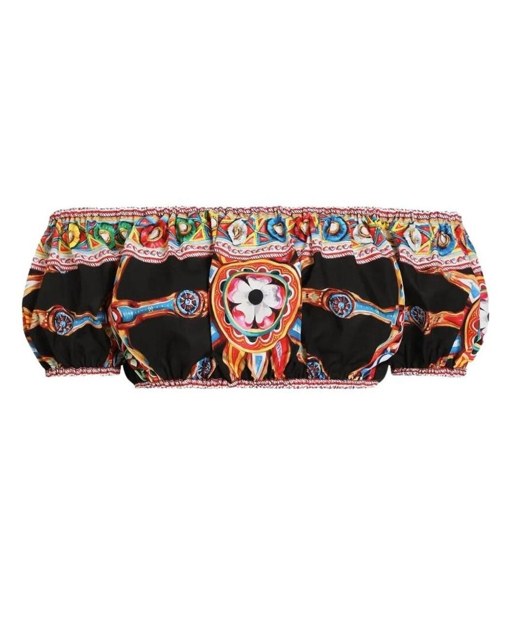 Dolce & Gabbana Black Dolce & Gabbana Printed Top