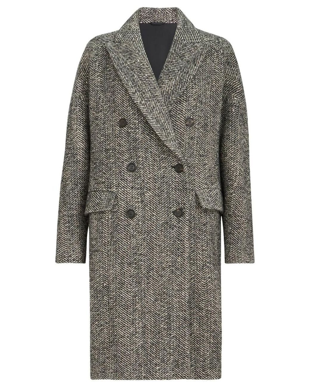 Brunello Cucinelli Gray Cappotto