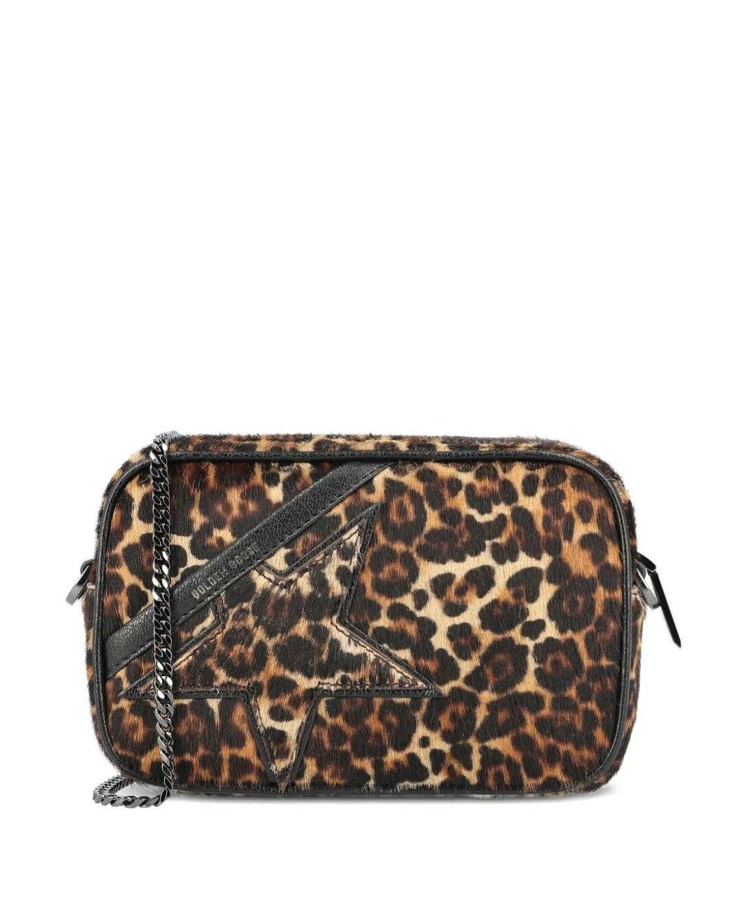 Golden Goose Deluxe Brand Gray Star Mini Leather Crossbody Bag
