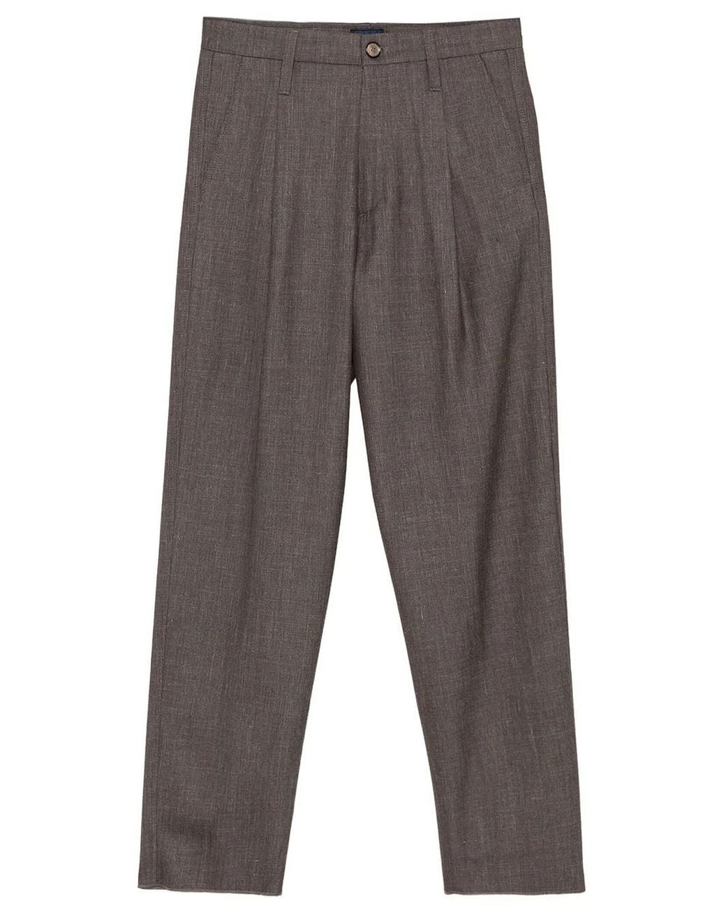 Paul & Shark Gray Como Jersely Trousers for men