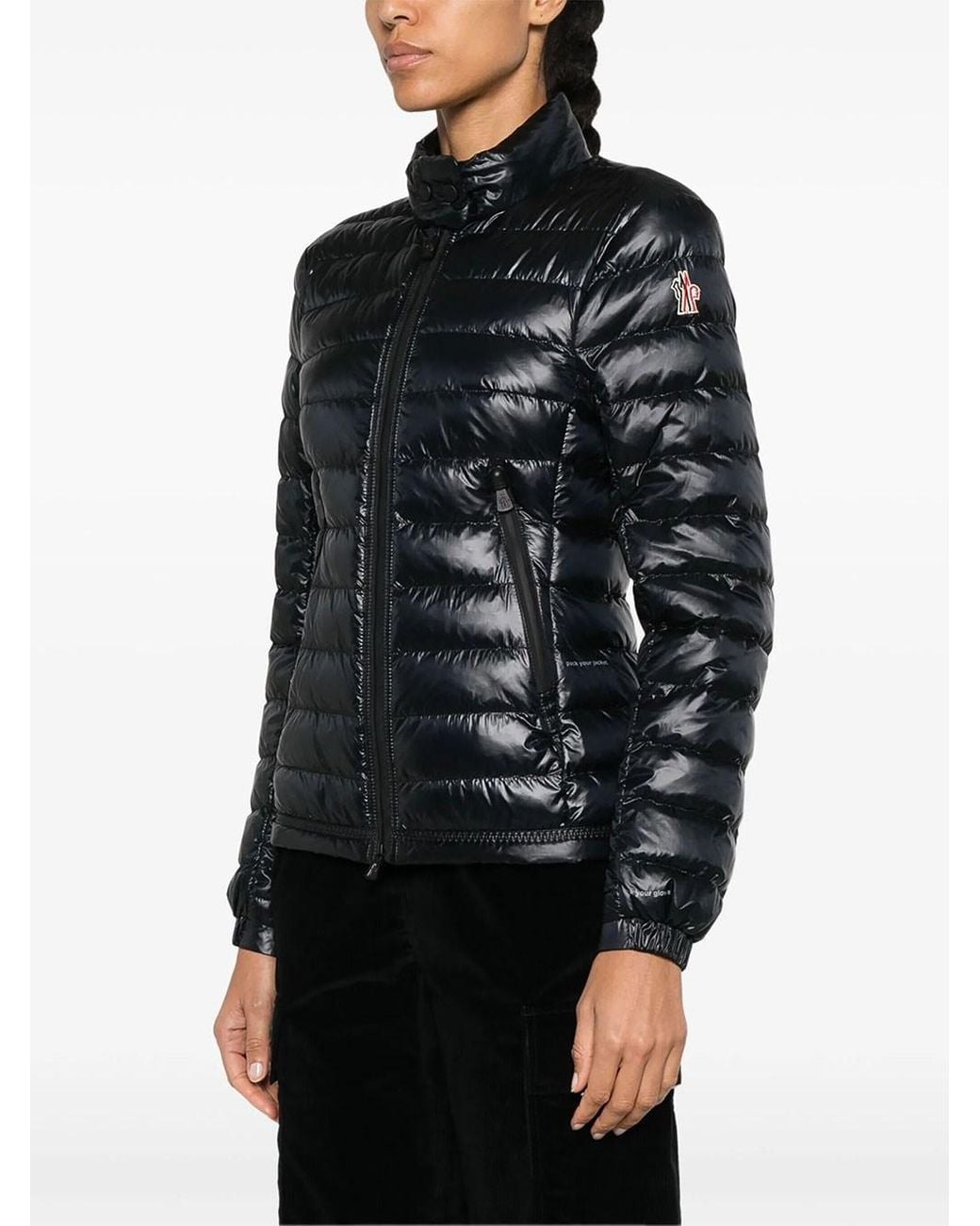 Moncler Black Grenoble: Short Walibi Packable Down Jacket