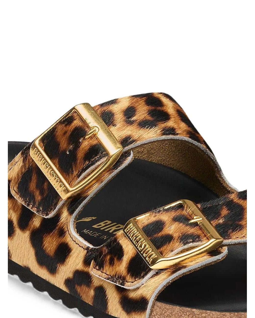 Birkenstock Brown Arizona Fur Hex Fur Sandals