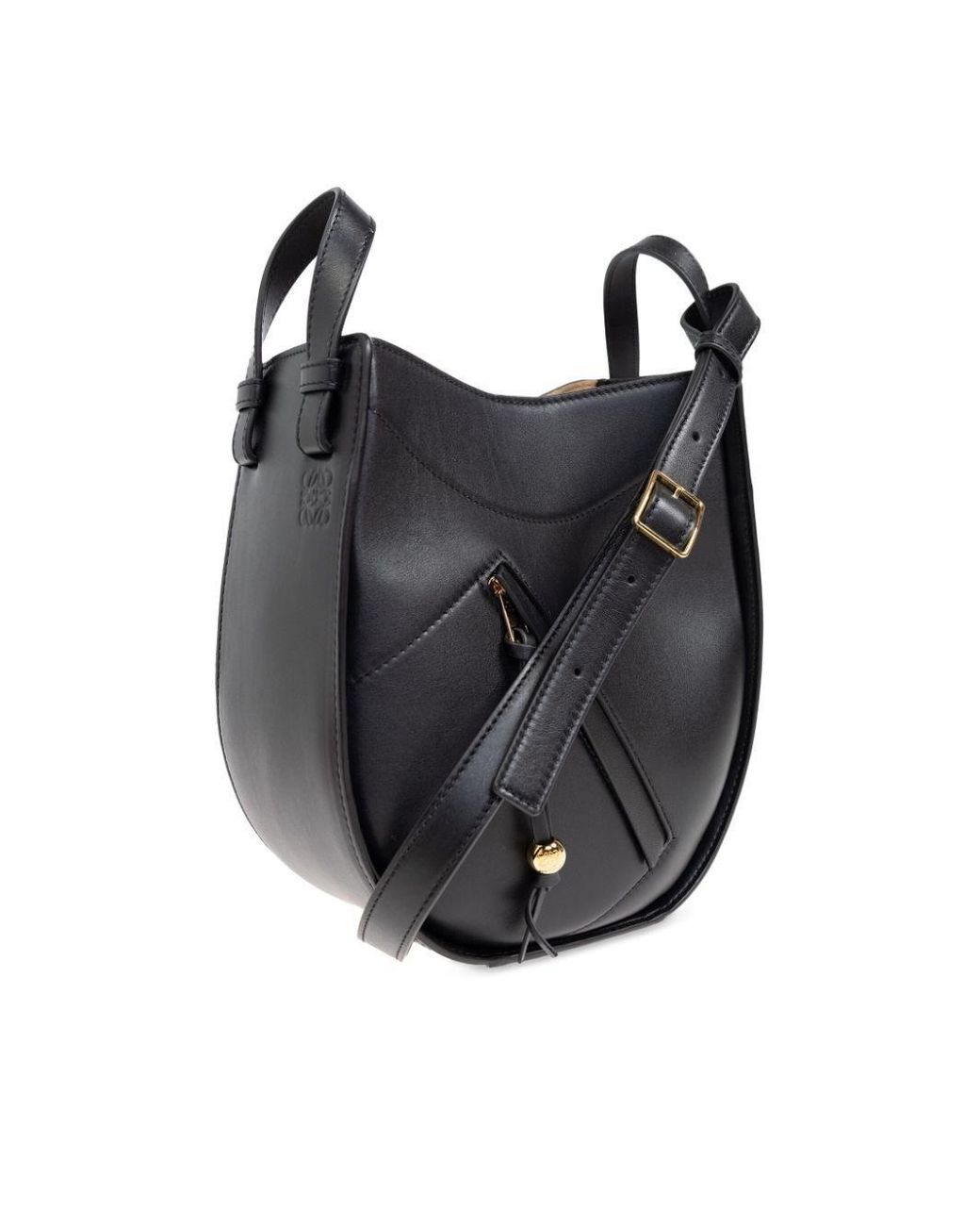 Loewe Black Hammock Leather Shoulder Bag
