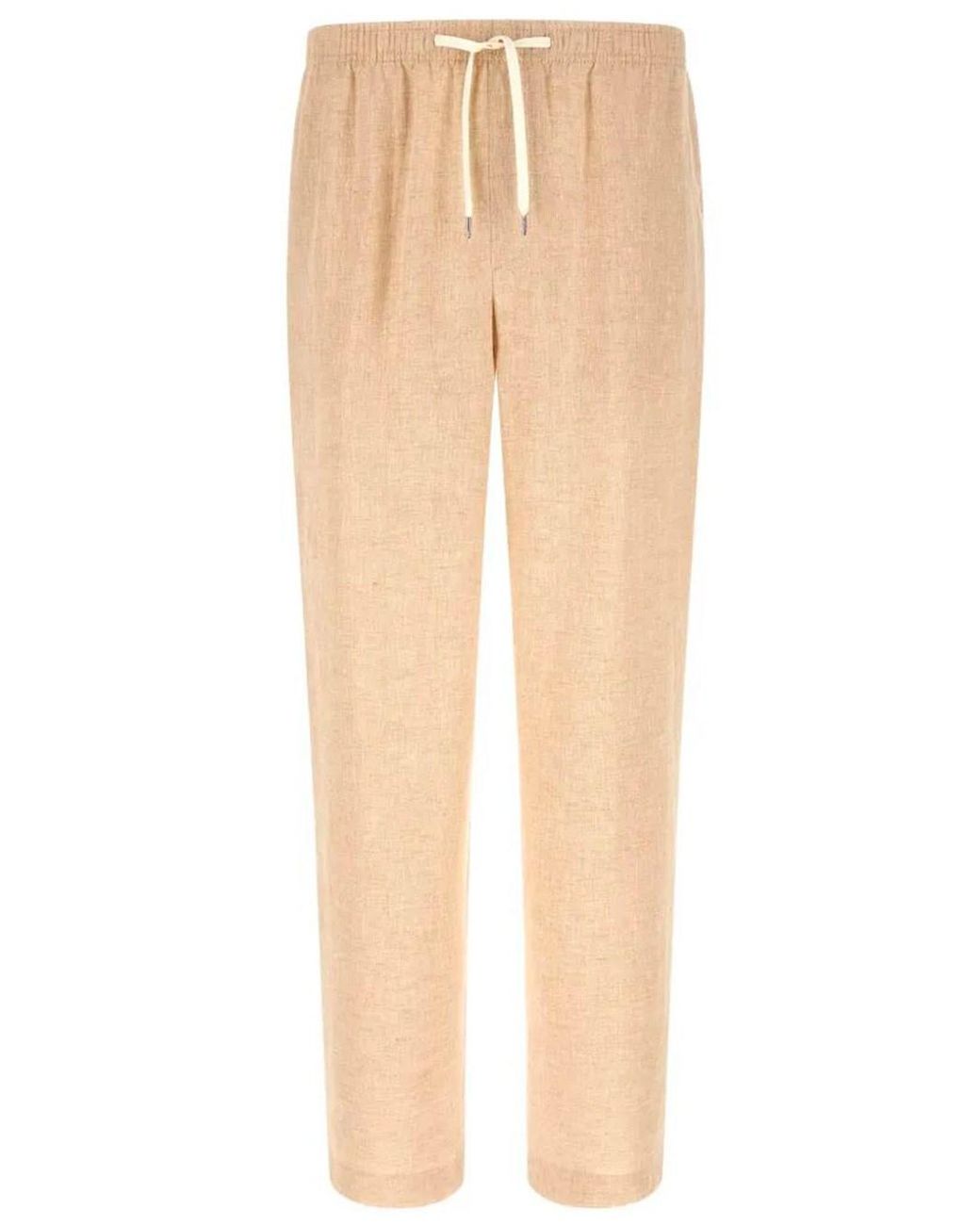 Cellar Door Natural Alfred Linen Trousers for men