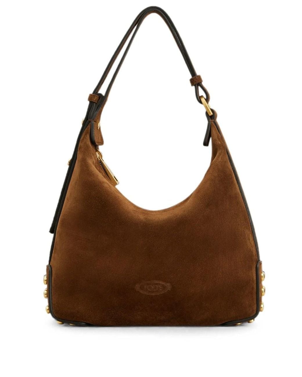 Tod's Brown Metal Dots Mini Bag