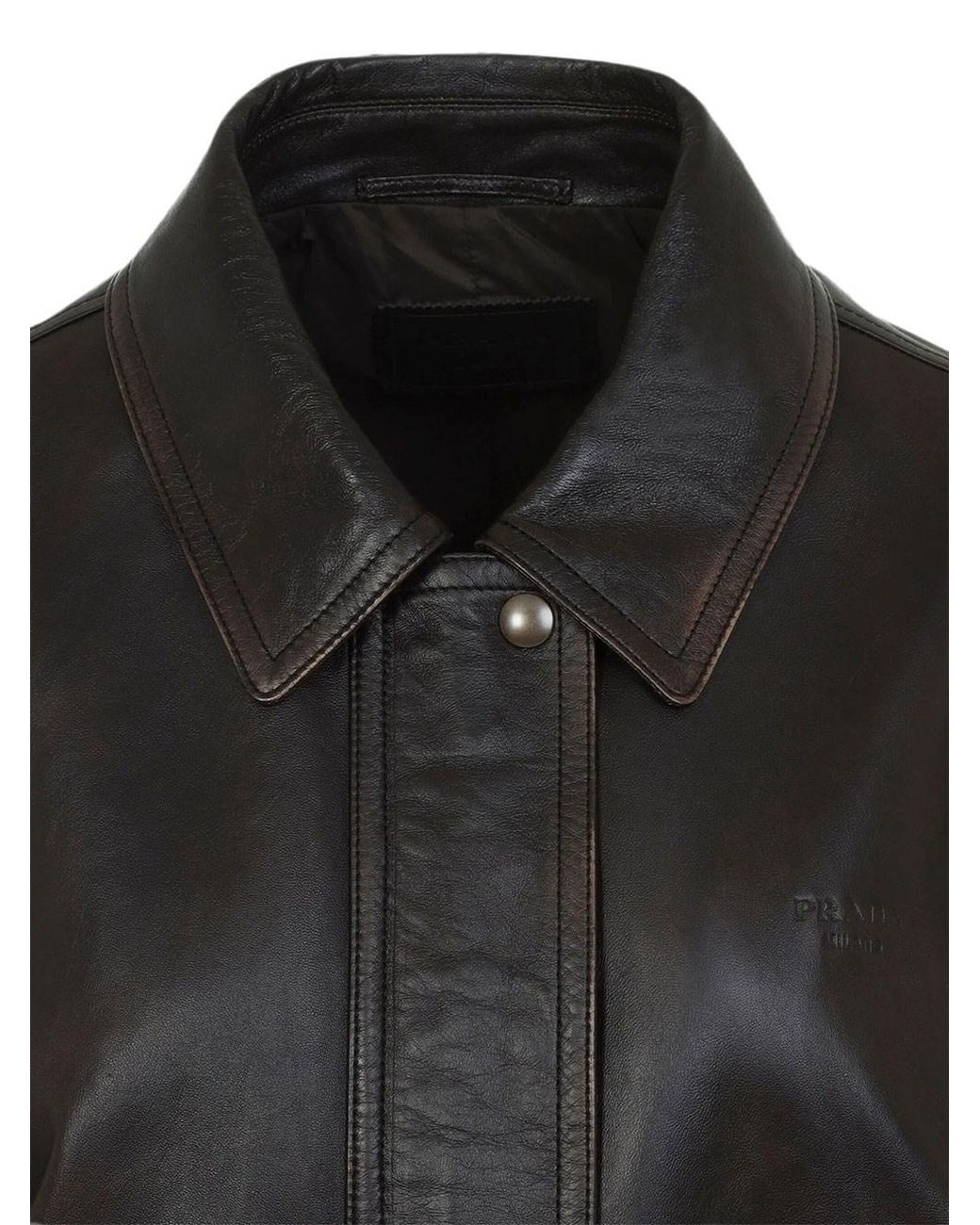 Prada Black Leather Jacket