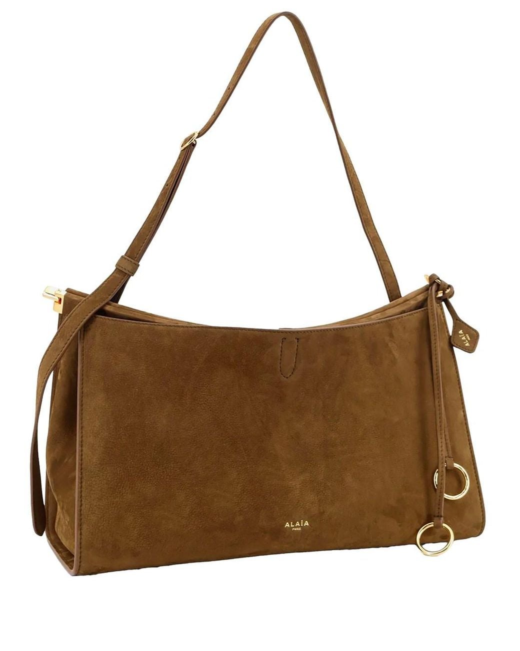 Alaïa Brown Le Click Pocket 35 Bag