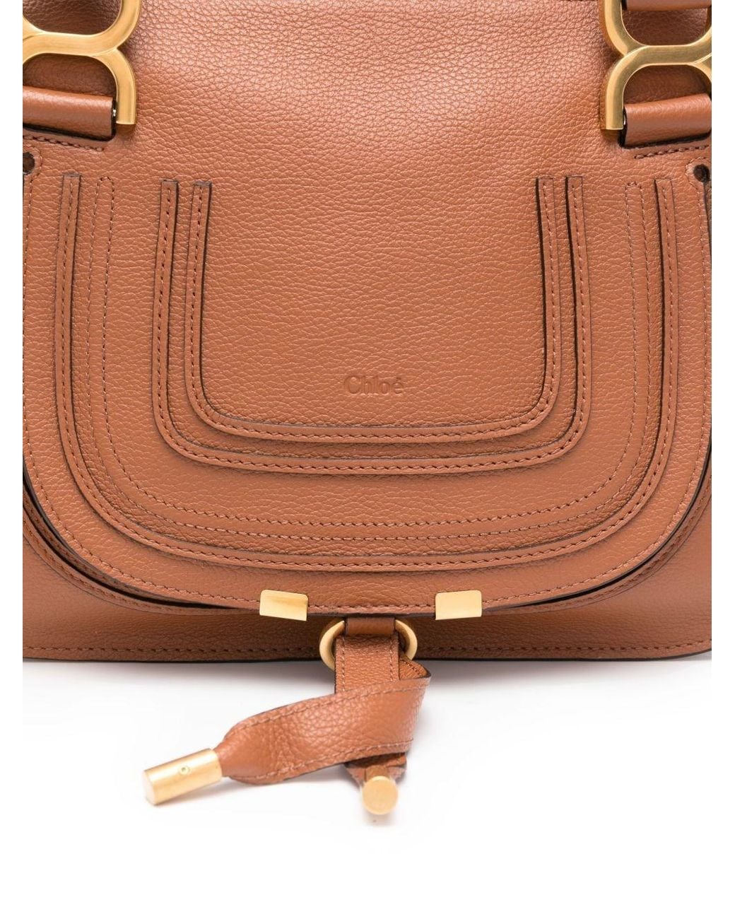 Chloé Brown Marcie Small Crossbody Bag