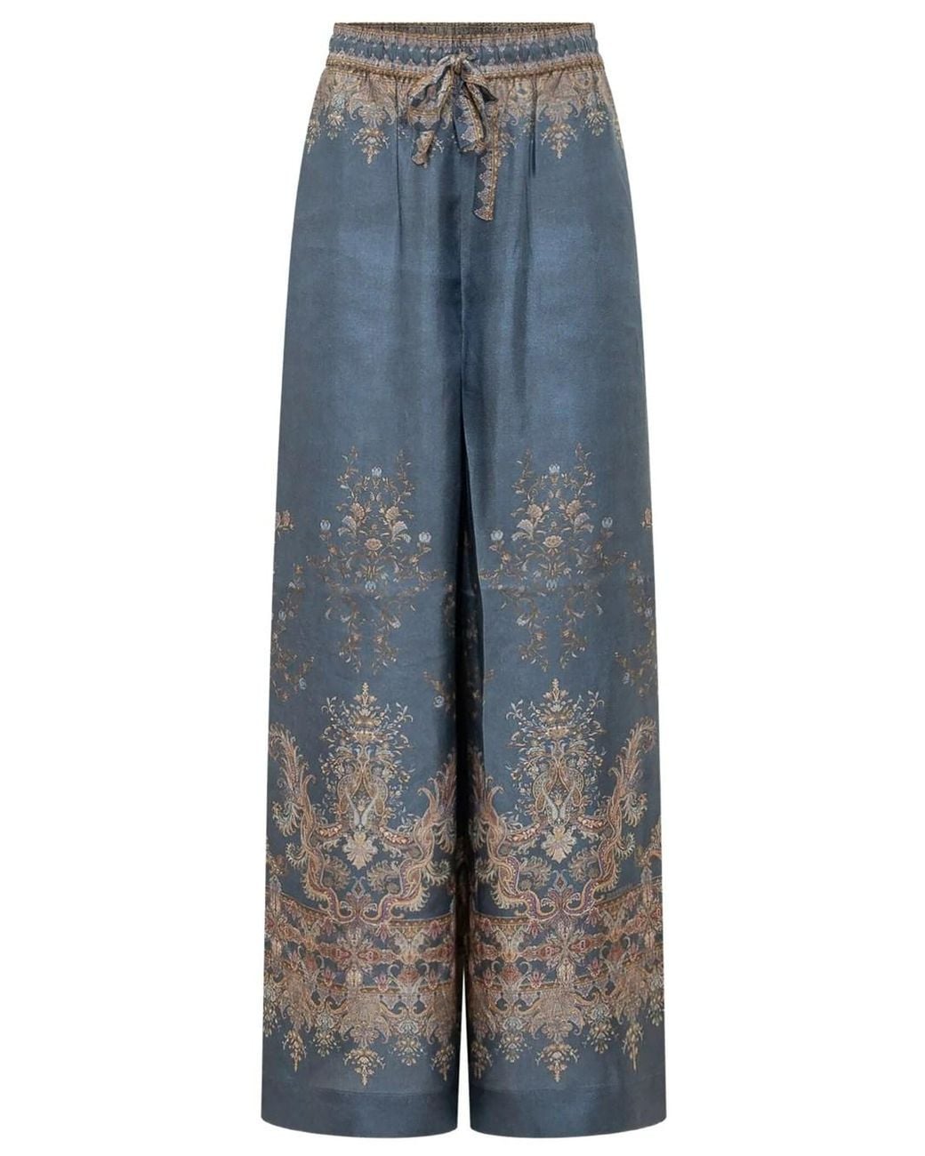 Zimmermann Blue Pantaloni Valiant