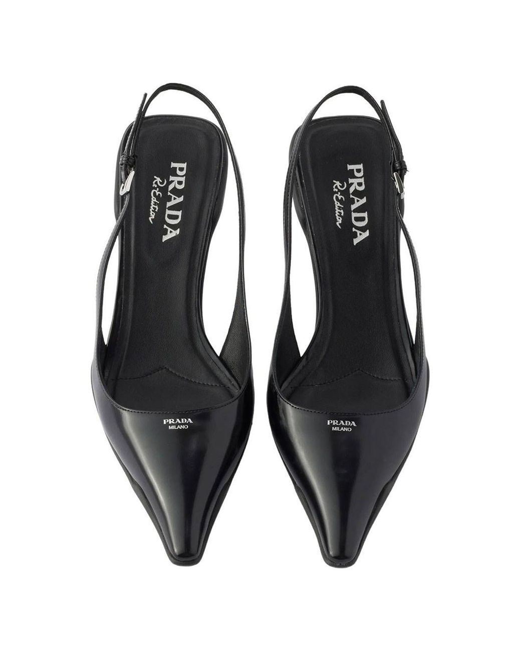 Prada Black Décolleté Slingback