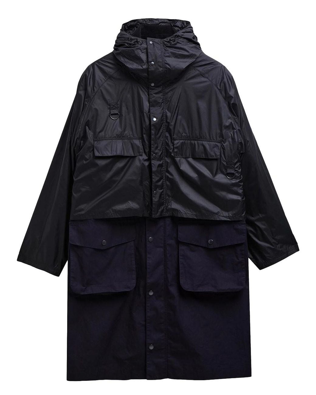Barbour Blue X Kaptain Sunshine: 2-In-1 Design Endurance Casual Jacket for men