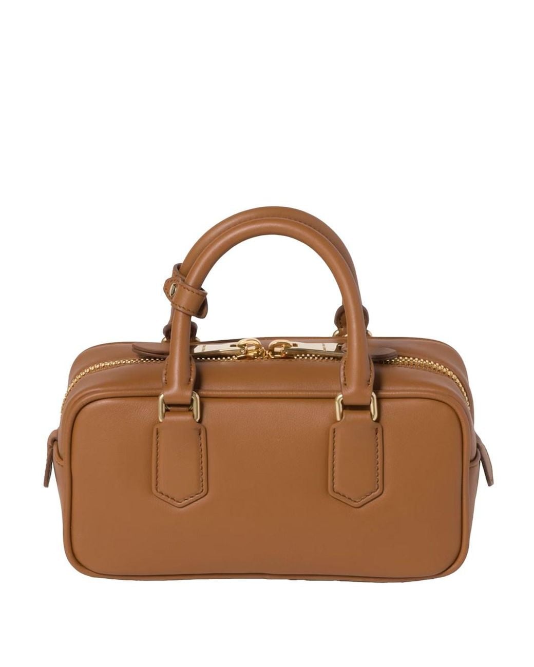 Miu Miu Brown Arcadie Regular Leather Bag