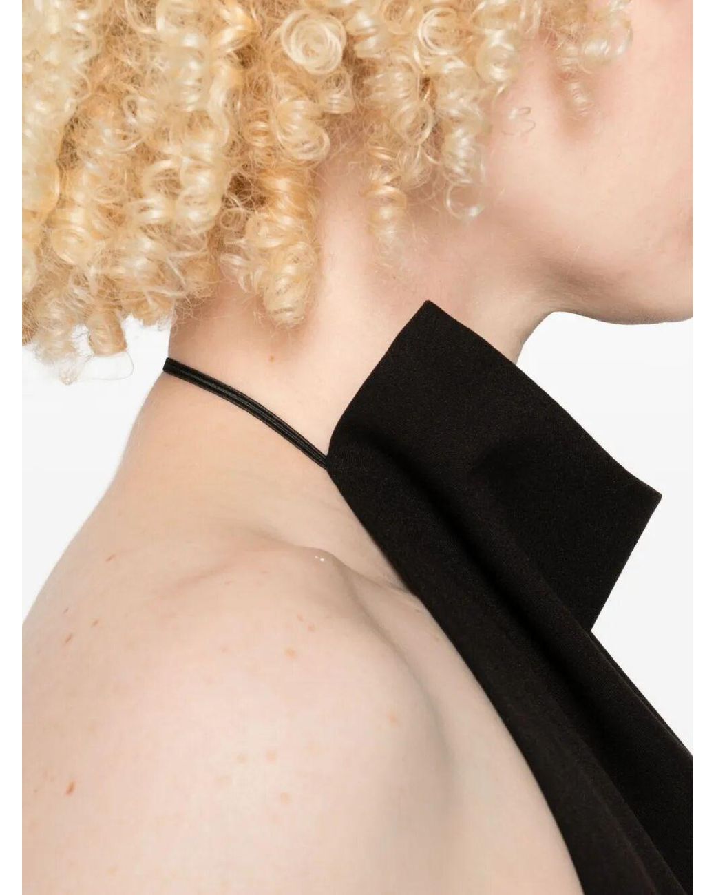 FEDERICO CINA Black Top With Open Back