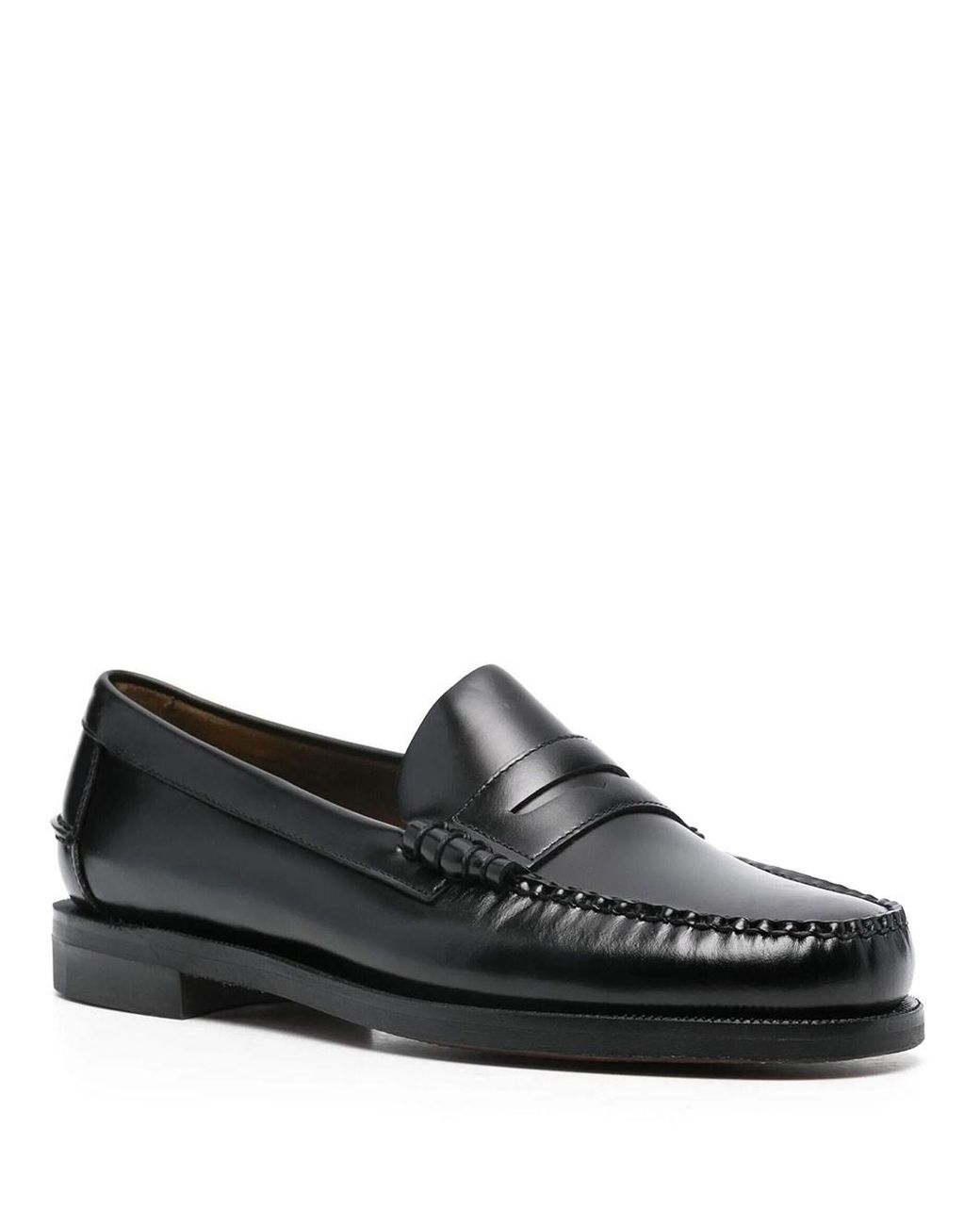 Sebago Black Classic Dan Loafers for men