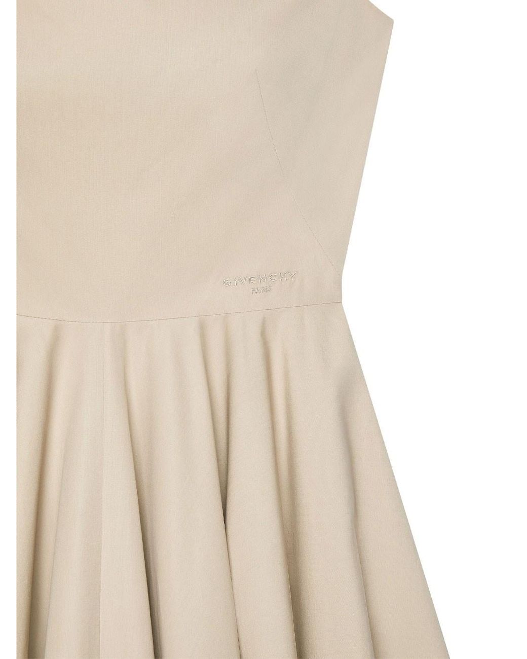 Givenchy Natural Sliced Long Dress