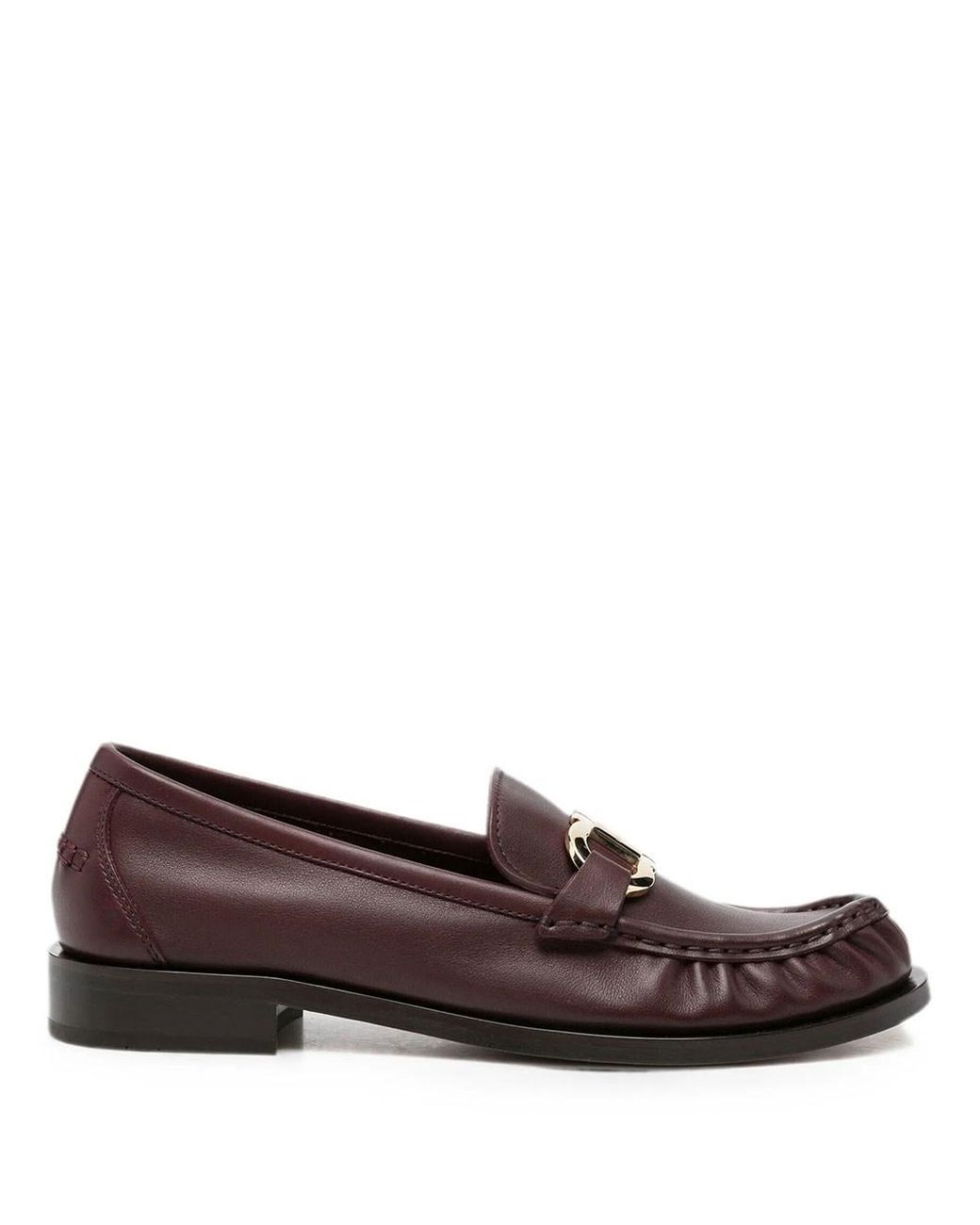Ferragamo Brown Maryan Soft Loafers