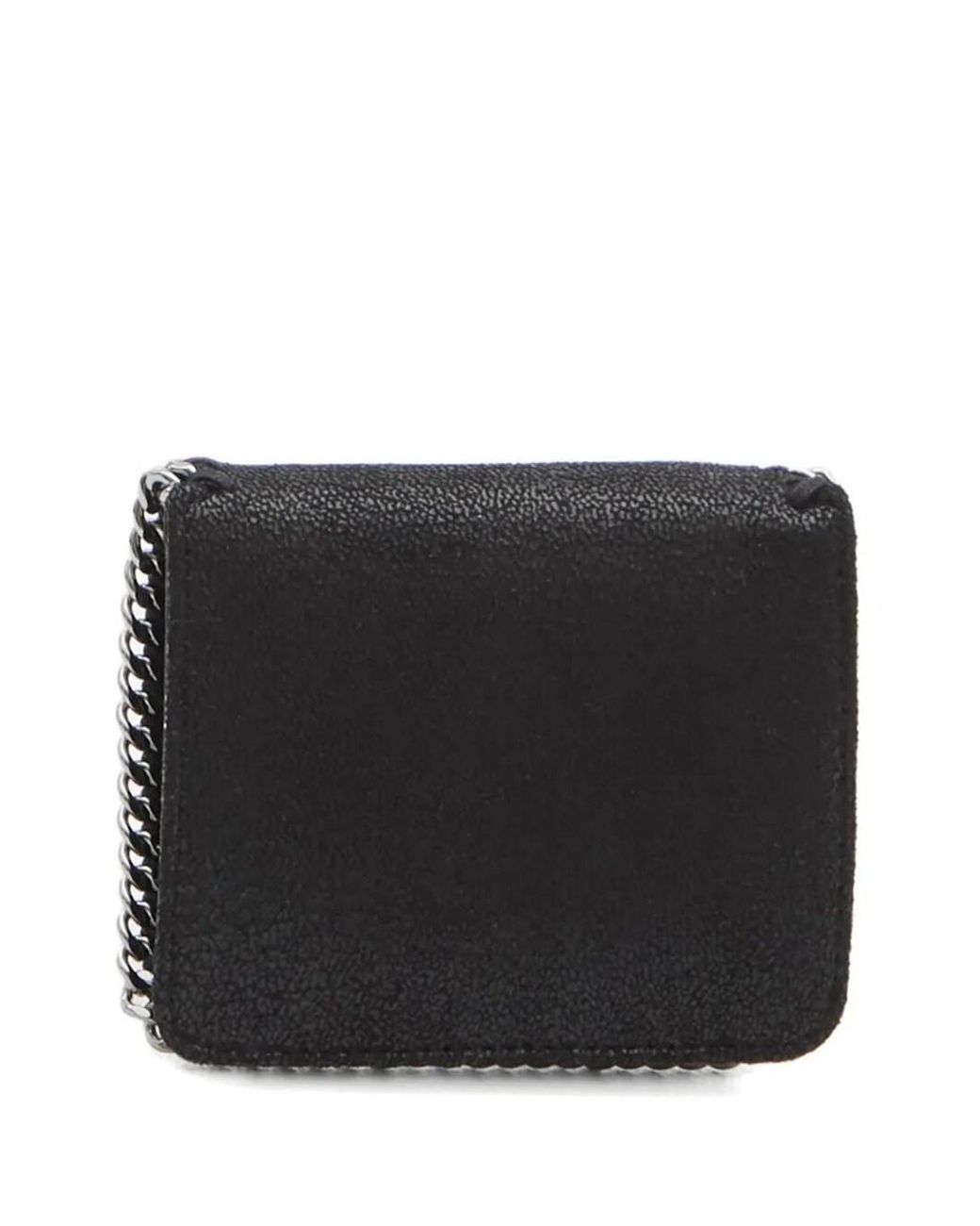 Stella McCartney Black Falabella Bi-Fold Wallet