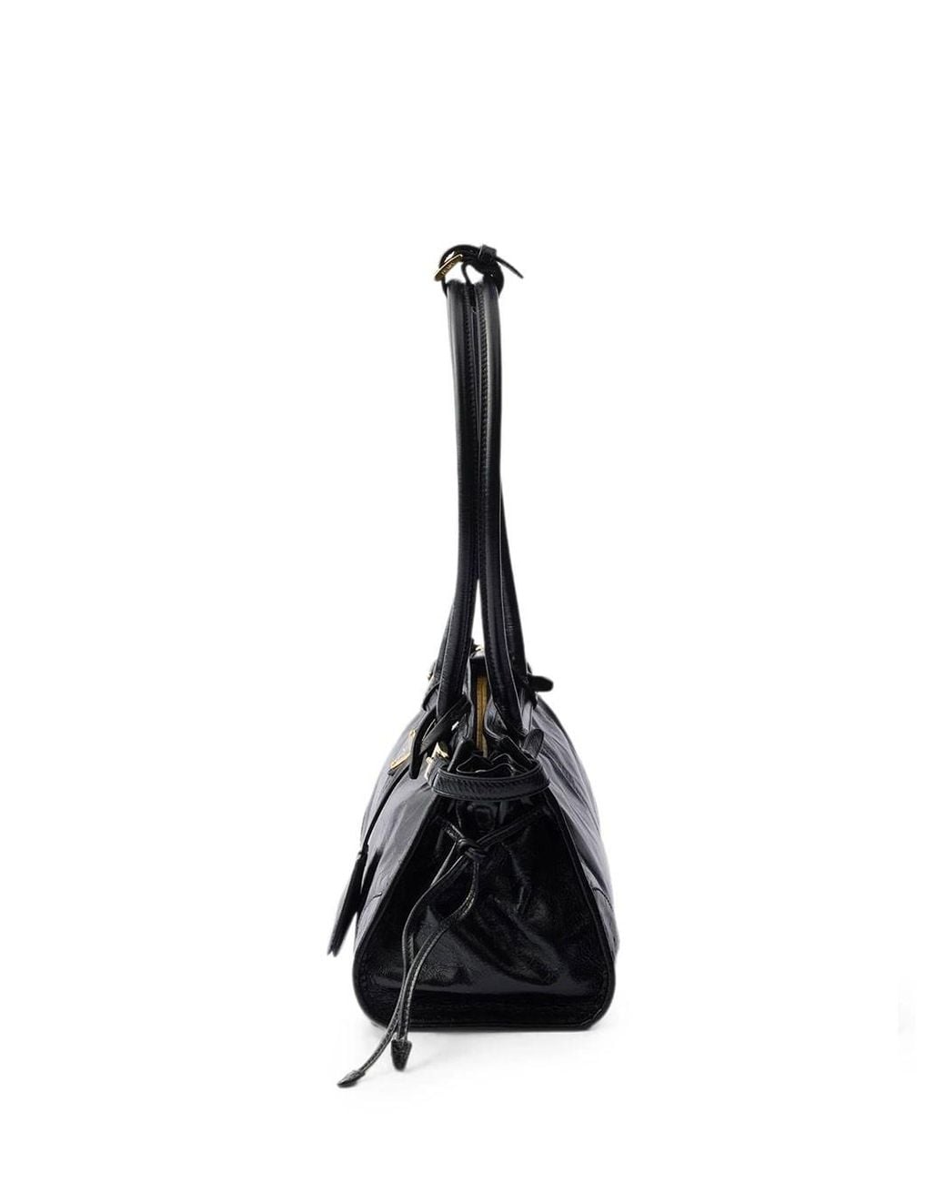 Prada Black Bonnie Medium Leather Handbag