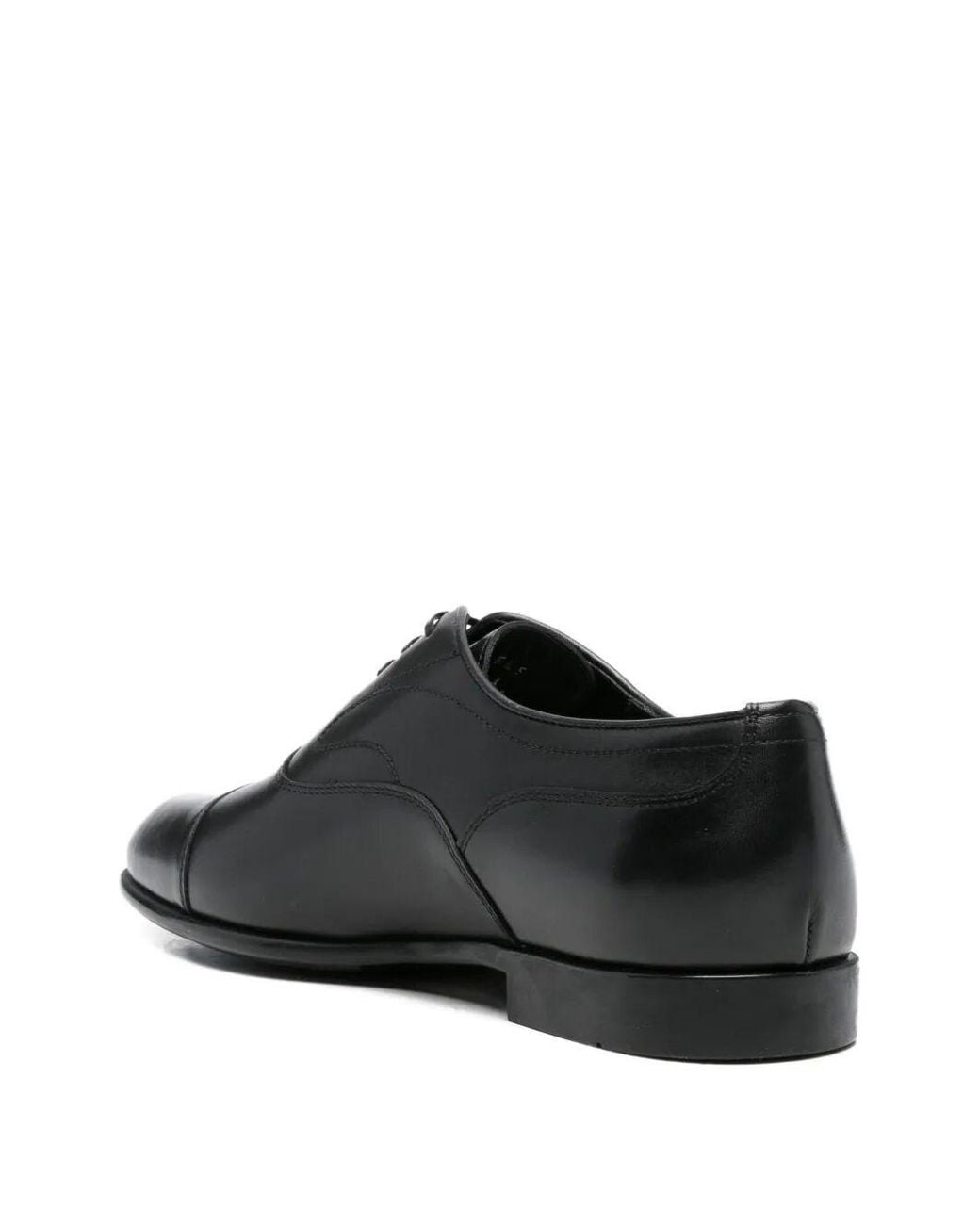 Ferragamo Black Trinity Oxford Shoes for men