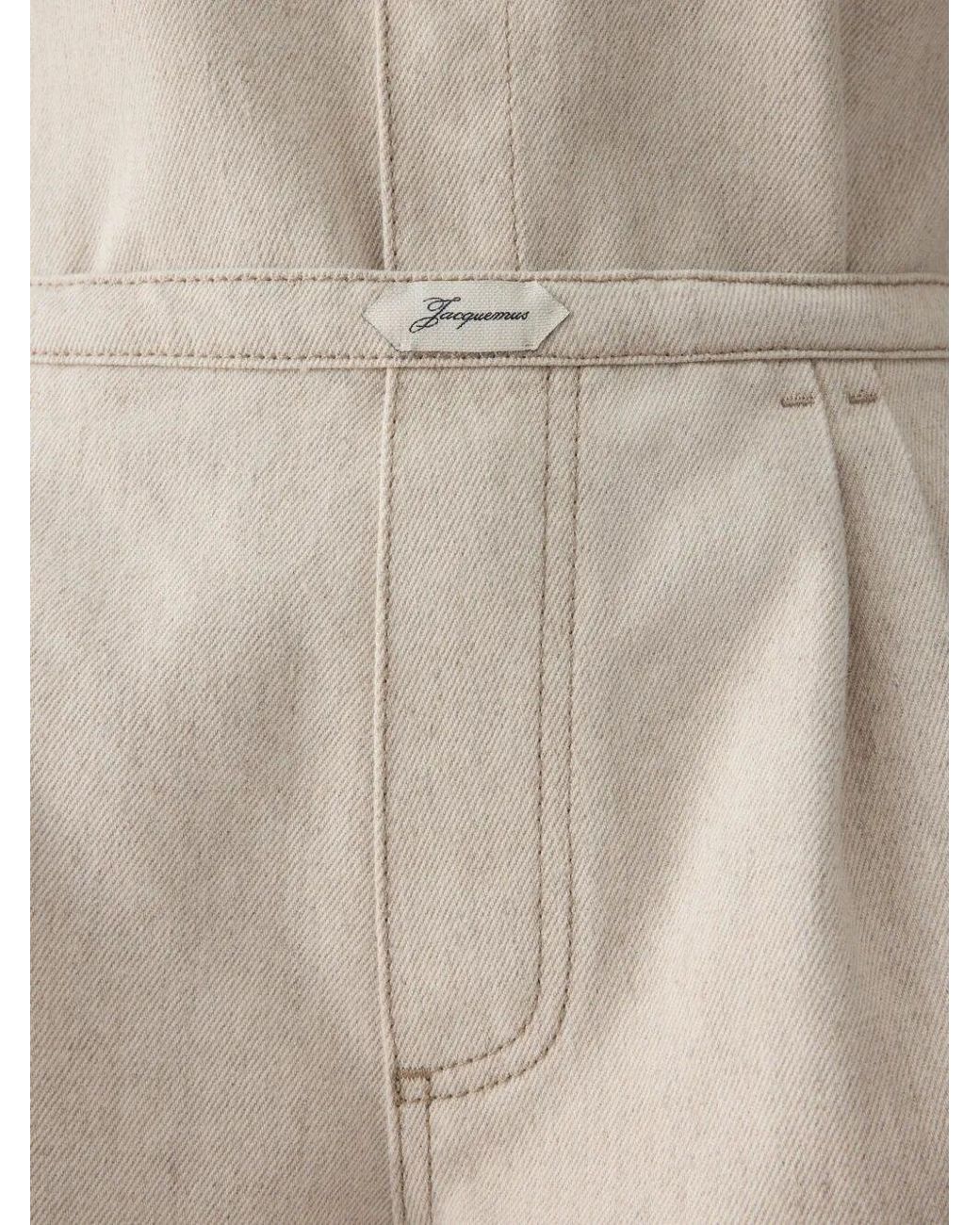Jacquemus Natural Le Short De-Nimes Amelo