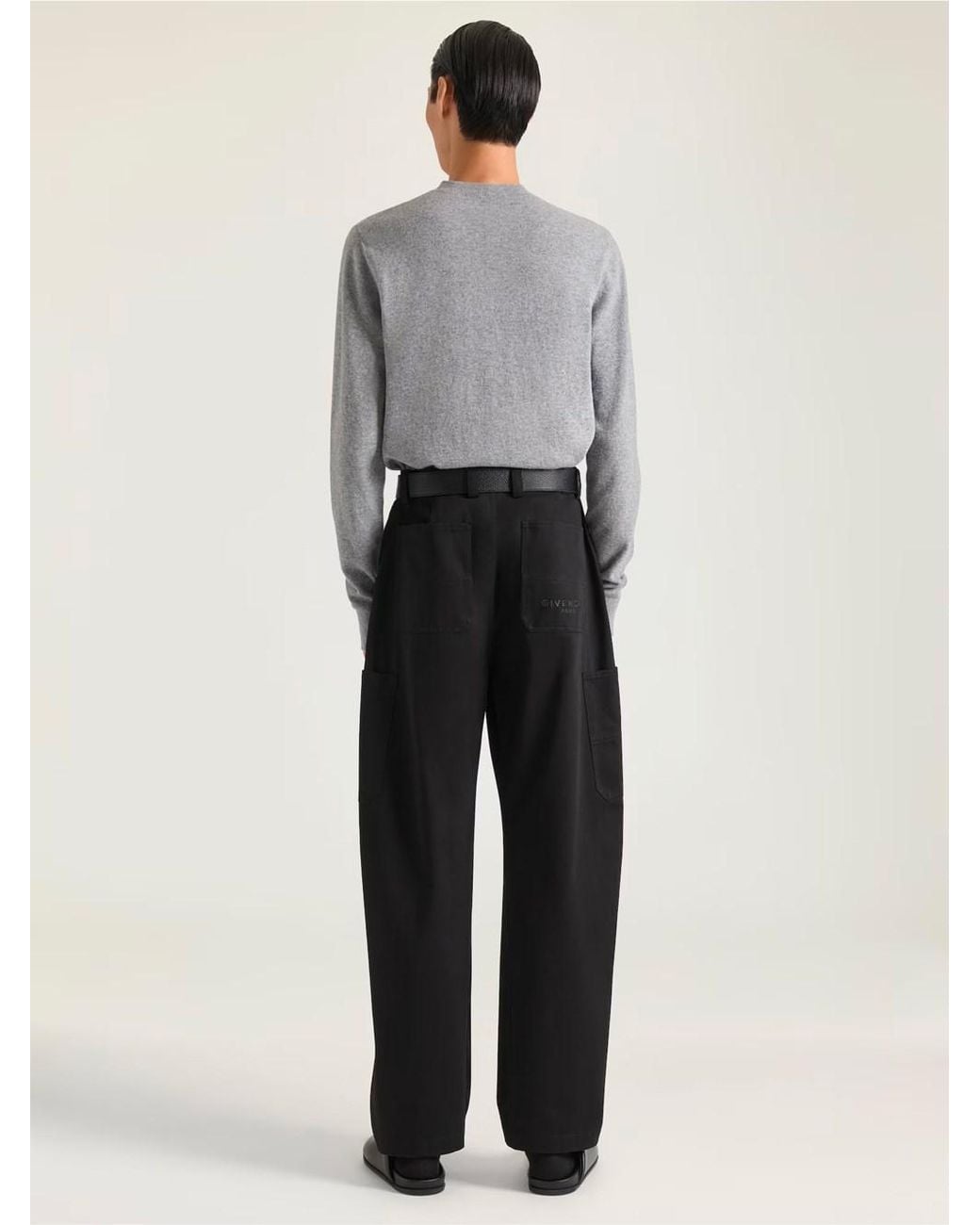Givenchy Black Couture Seam Trousers for men